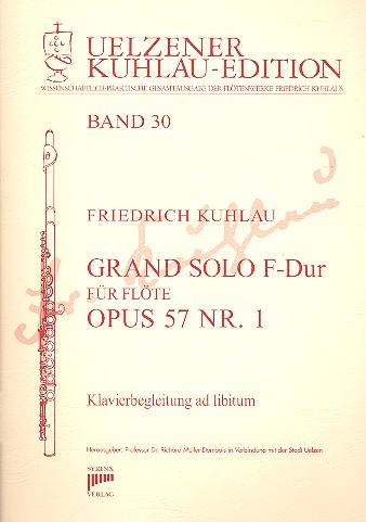 Vorderes Coverbild Grand Solo F-Dur op.57,1 für Flöte