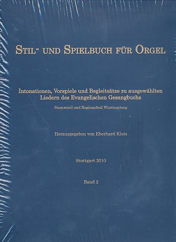 Vorderes Coverbild Stil- und Spielbuch für Orgel