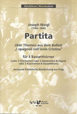 Vorderes Coverbild Partita über Themen aus I spagnoli