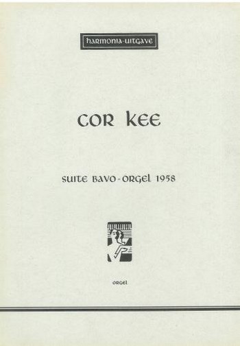 Vorderes Coverbild Suite bavo voor orgel