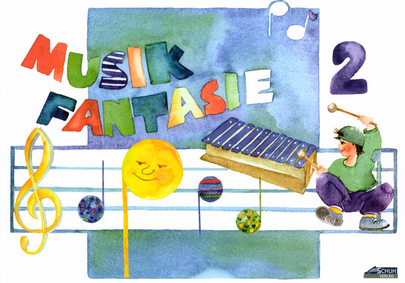 Vorderes Coverbild Musikfantasie Band 2 Schülerheft