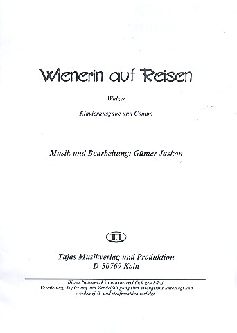 Vorderes Coverbild Wienerin auf Reisen: für Combo