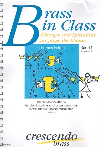 Vorderes Coverbild Brass in Class Band 1 für Blechbläser