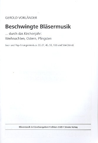 Vorderes Coverbild Beschwingte Bläsermusik