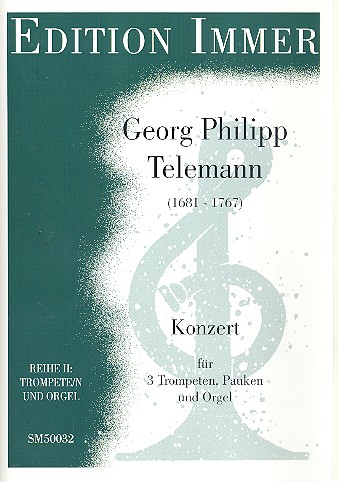 Vorderes Coverbild Konzert für 3 Trompeten, Pauken, Streicher