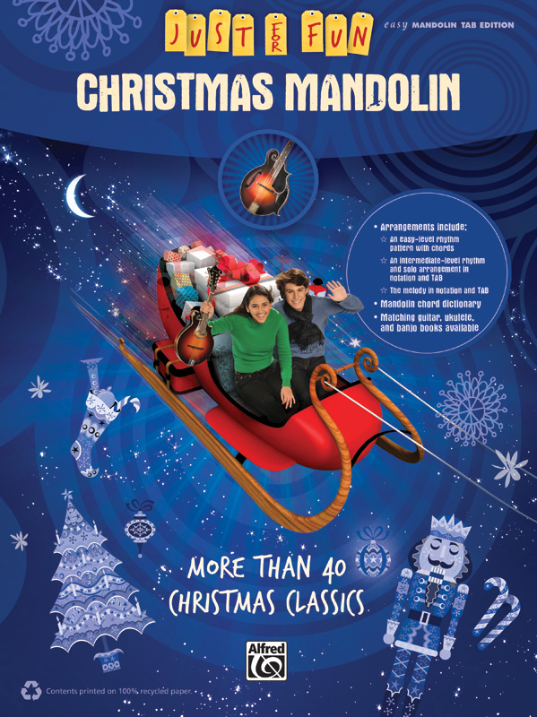 Vorderes Coverbild Christmas Mandolin for easy mandolin/tab