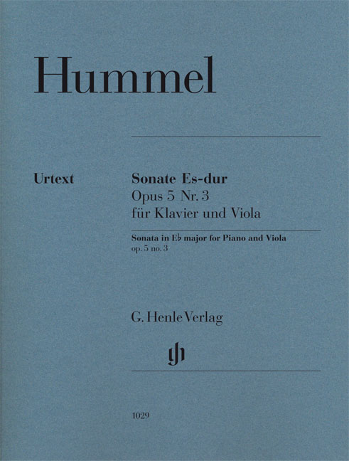 Vorderes Coverbild Sonate Es-Dur op.5,3