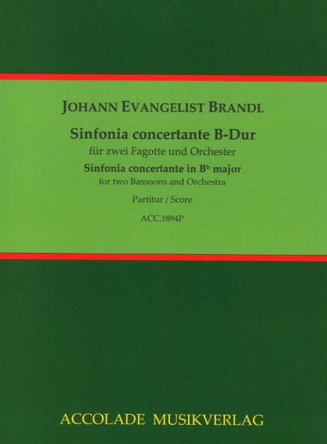 Vorderes Coverbild Sinfonia concertante B-Dur