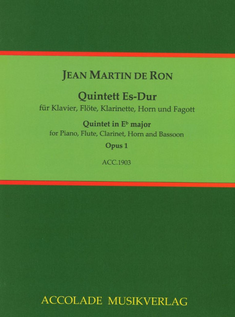 Vorderes Coverbild Quintett Es-Dur op.1