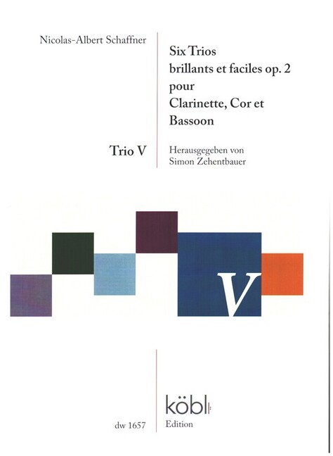 Vorderes Coverbild 6 Trios brillants et faciles op.2- Trio no.5