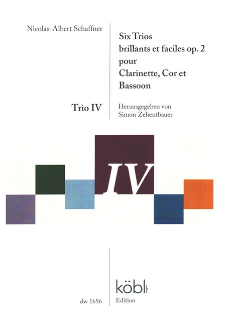 Vorderes Coverbild 6 Trios brillants et faciles op.2- Trio no.4