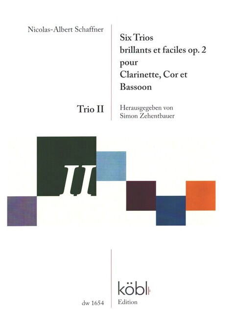 Vorderes Coverbild 6 Trios brillants et faciles op.2- Trio no.2