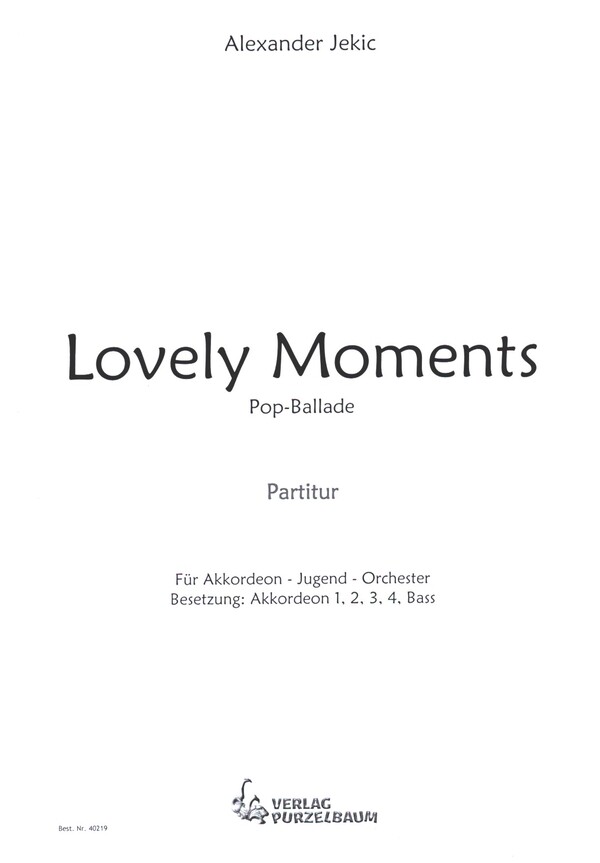 Vorderes Coverbild Lovely Moments