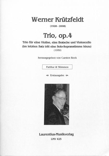 Vorderes Coverbild Trio op.4