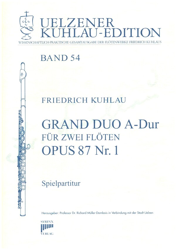 Vorderes Coverbild Grand Duo A-Dur op.87,1
