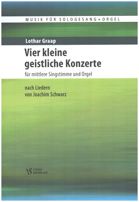 Vorderes Coverbild 4 kleine geistliche Konzerte