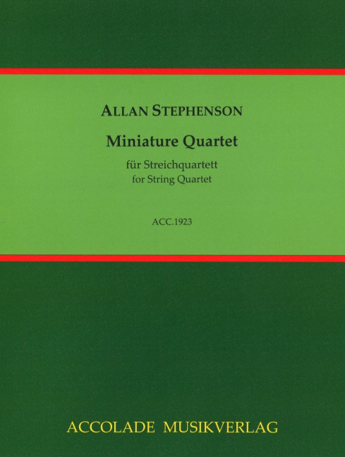 Vorderes Coverbild Miniature Quartet (1992)