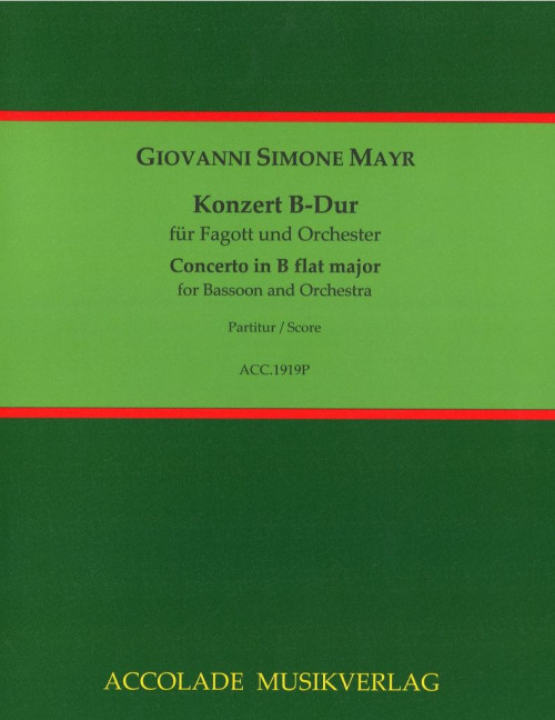 Vorderes Coverbild Konzert B-Dur