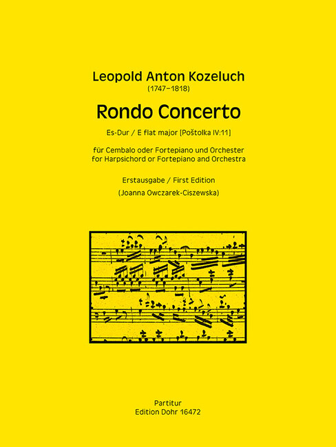 Vorderes Coverbild Rondo Concerto Es-Dur