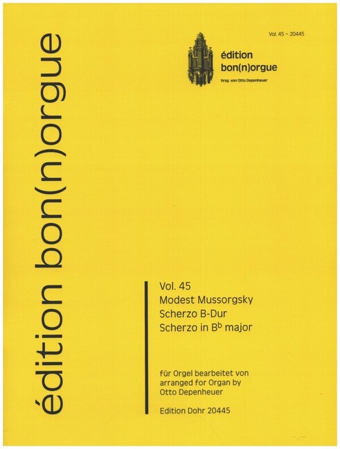 Vorderes Coverbild Scherzo B-Dur