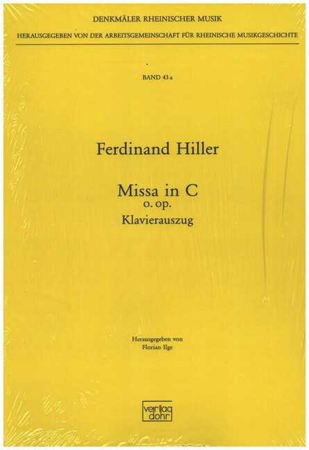 Vorderes Coverbild Missa in C o.op.