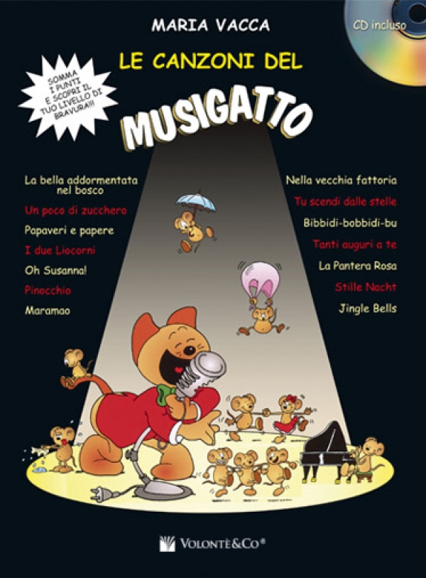 Vorderes Coverbild Maria Vacca, Le Canzoni del Musigatto - Vol. 1