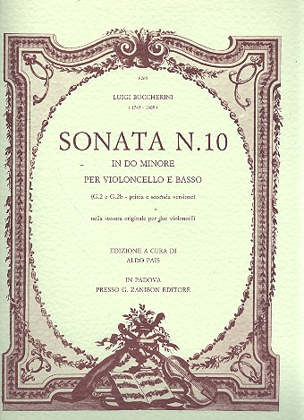 Vorderes Coverbild Sonata Nr.10 do minore per