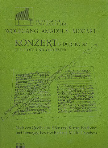 Vorderes Coverbild Konzert G-Dur KV313 für Flöte und