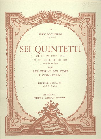 Vorderes Coverbild 6 quintetti op.27 (secunda versione)