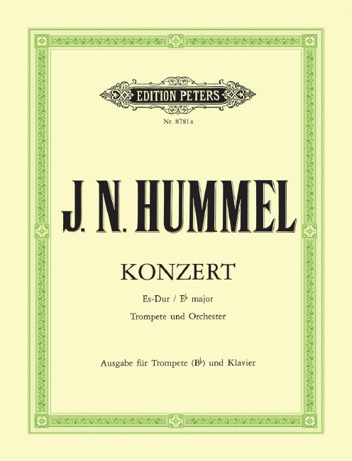 Vorderes Coverbild Konzert Es-Dur