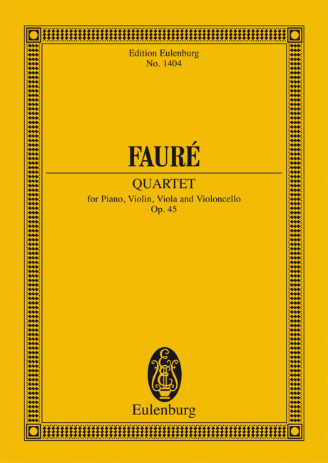 Vorderes Coverbild Quartett g-Moll Nr.2 op.45