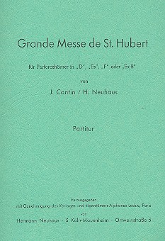 Vorderes Coverbild Grande Messe de St. Hubert