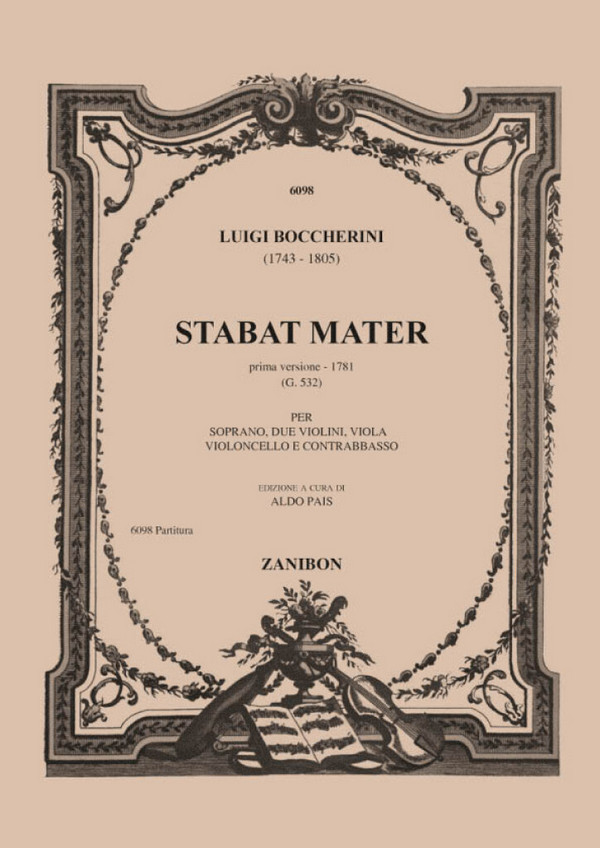 Vorderes Coverbild Stabat mater prima versione G532