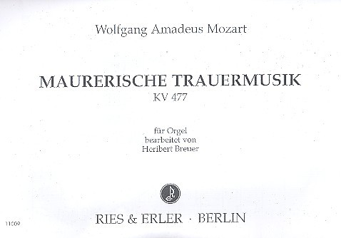 Vorderes Coverbild Maurerische Trauermusik KV477