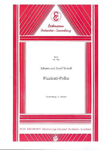 Vorderes Coverbild Pizzicati-Polka für Salonorchester