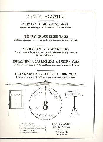 Vorderes Coverbild Preparation for Sight-Reading 8