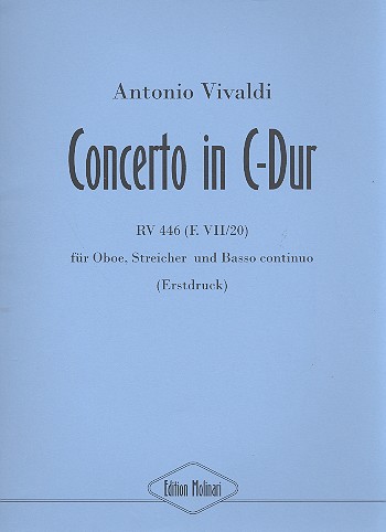 Vorderes Coverbild Konzert C-Dur RV446 für Oboe,