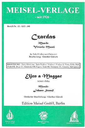 Vorderes Coverbild Czardas  und  Eljen a Magyar