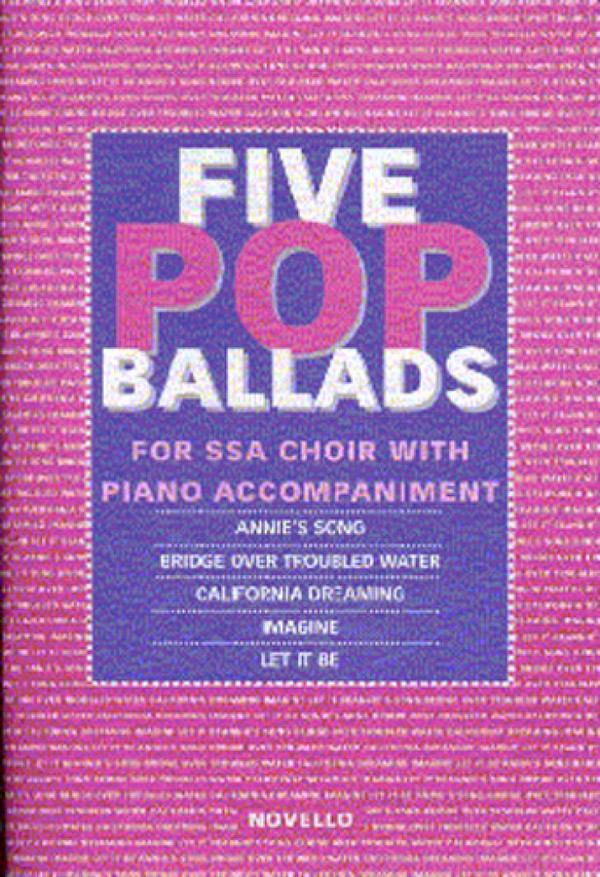 Vorderes Coverbild 5 Pop Ballads for female chorus