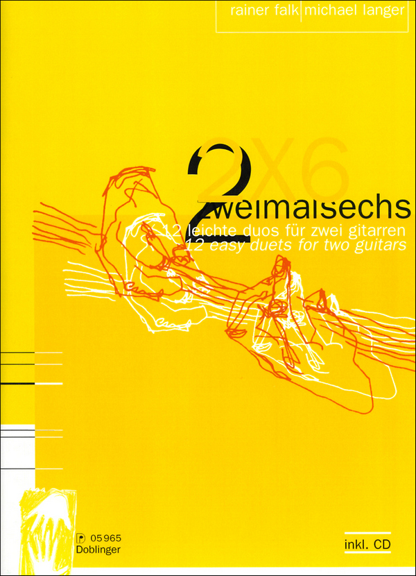 Vorderes Coverbild Zweimalsechs (+CD) 12 leichte Duos