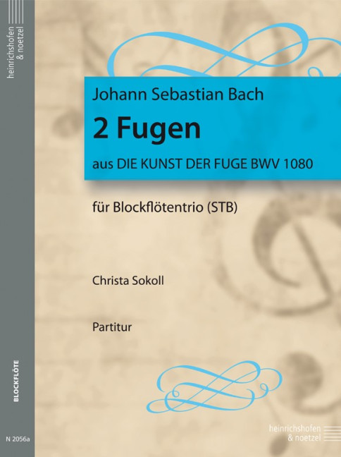 Vorderes Coverbild 2 Fugen aus die Kunst der Fuge