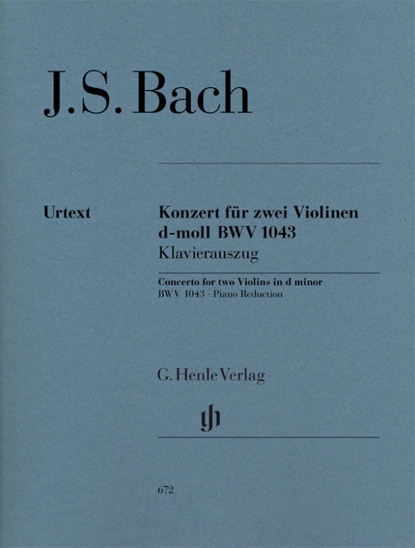 Vorderes Coverbild Konzert d-Moll BWV1043 für 2 Violinen und Orchester