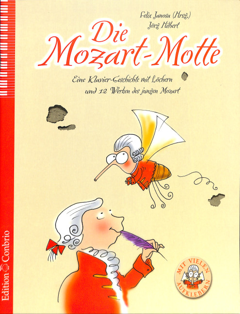 Vorderes Coverbild Die Mozart-Motte Klaviergeschichte