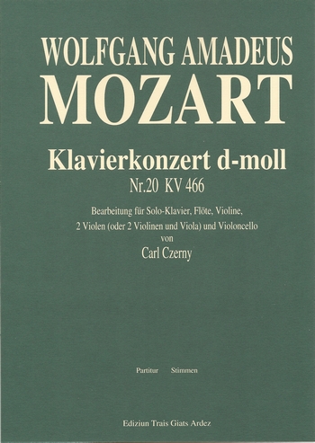Vorderes Coverbild Konzert d-Moll KV466 für Klavier und Orchester