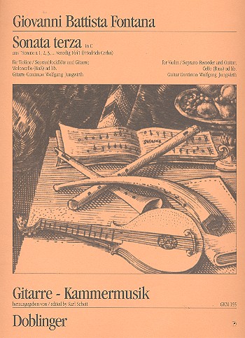 Vorderes Coverbild Sonata terza C-Dur für Violine