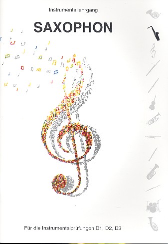 Vorderes Coverbild Instrumentallehrgang Saxophon