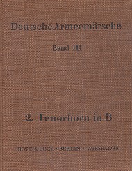Vorderes Coverbild Deutsche Armeemärsche Band 3