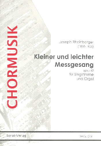 Vorderes Coverbild Kleiner und leichter Messgesang op.62