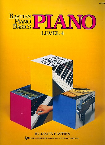 Vorderes Coverbild Bastien Piano Basics Level 4