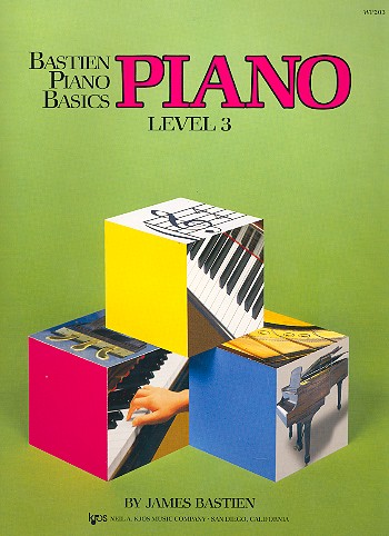 Vorderes Coverbild Bastien Piano Basics Level 3